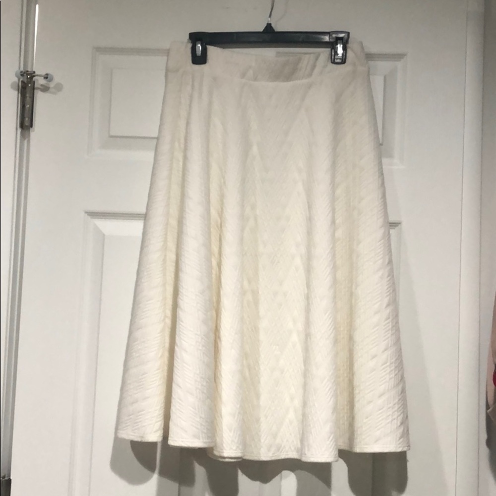 Tea length skirt